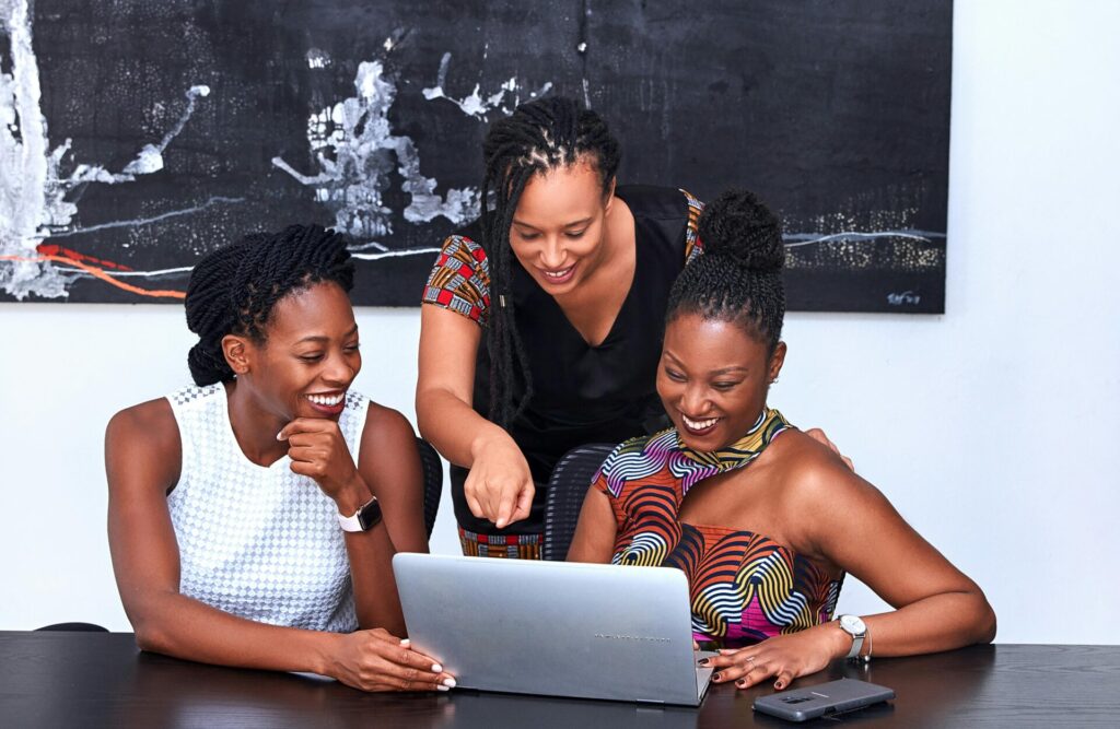 Photo by PICHA Stock: https://www.pexels.com/photo/three-women-looking-at-the-computer-3894378/